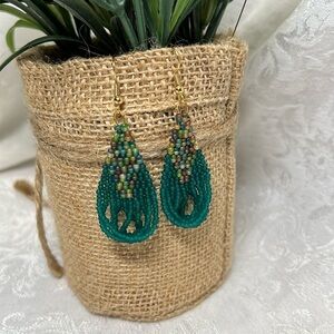 NEW - Boho Chic Hand Crafted Beaded Earrings